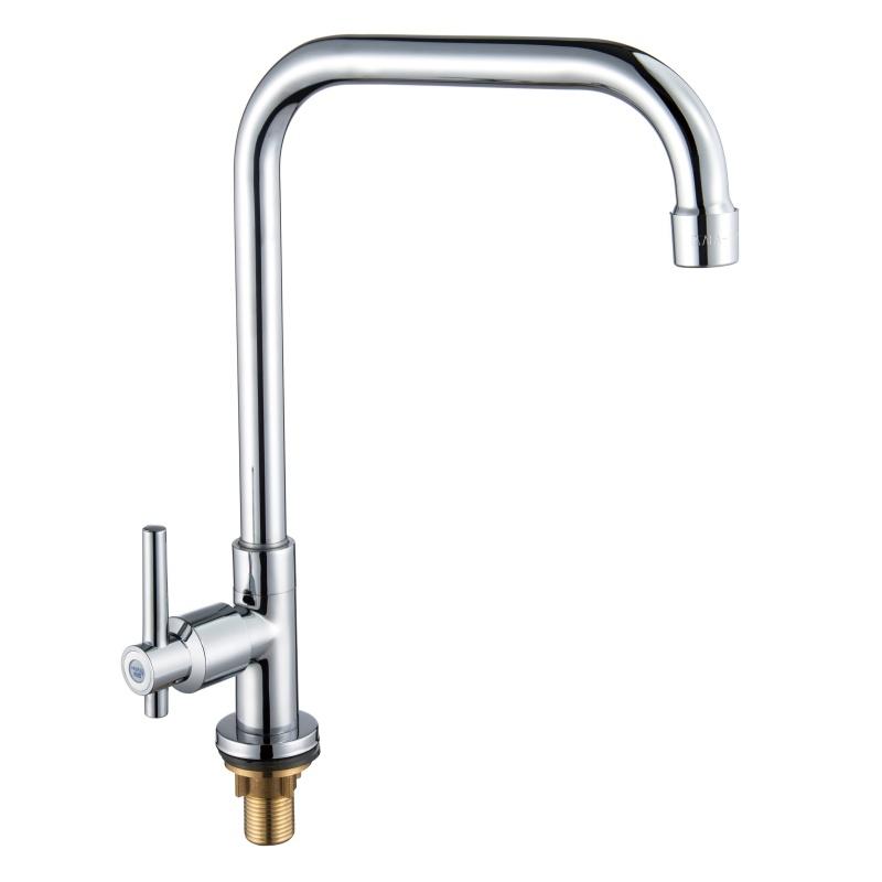 360 Degree Rotation Single Cold Kitchen Faucet